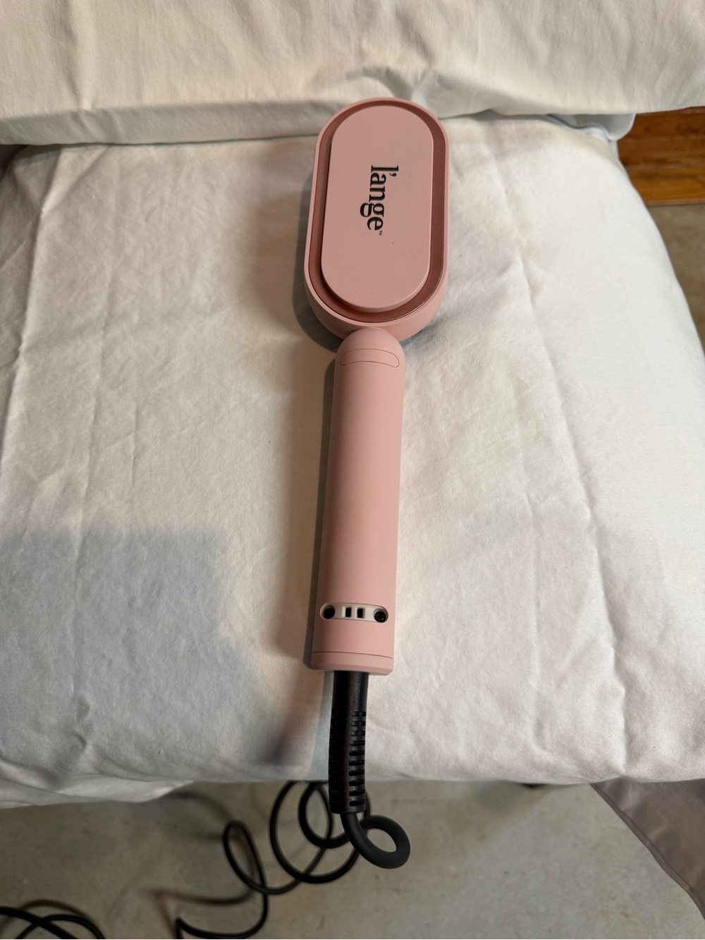 Lange Matte Pink Heated Hair Brush